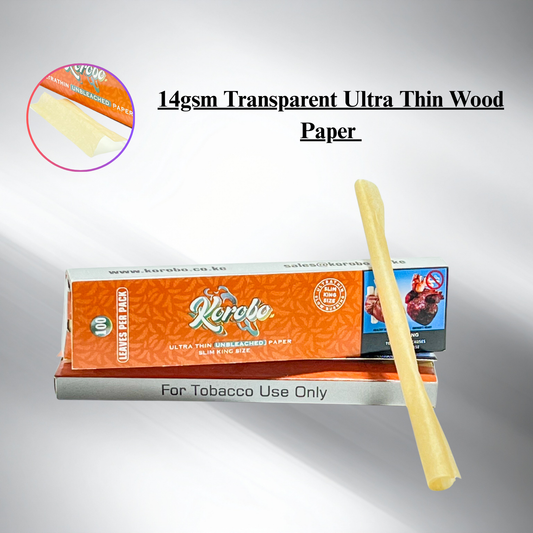 Brown Kingsize Smoking Rolling Papers - Natural Unbleached Cigarette rolling papers & Tobacco rolling paper