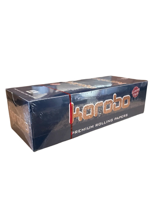 Korobo 1&1/4 Blue Rolling paper 50 booklets each 92 Leaves