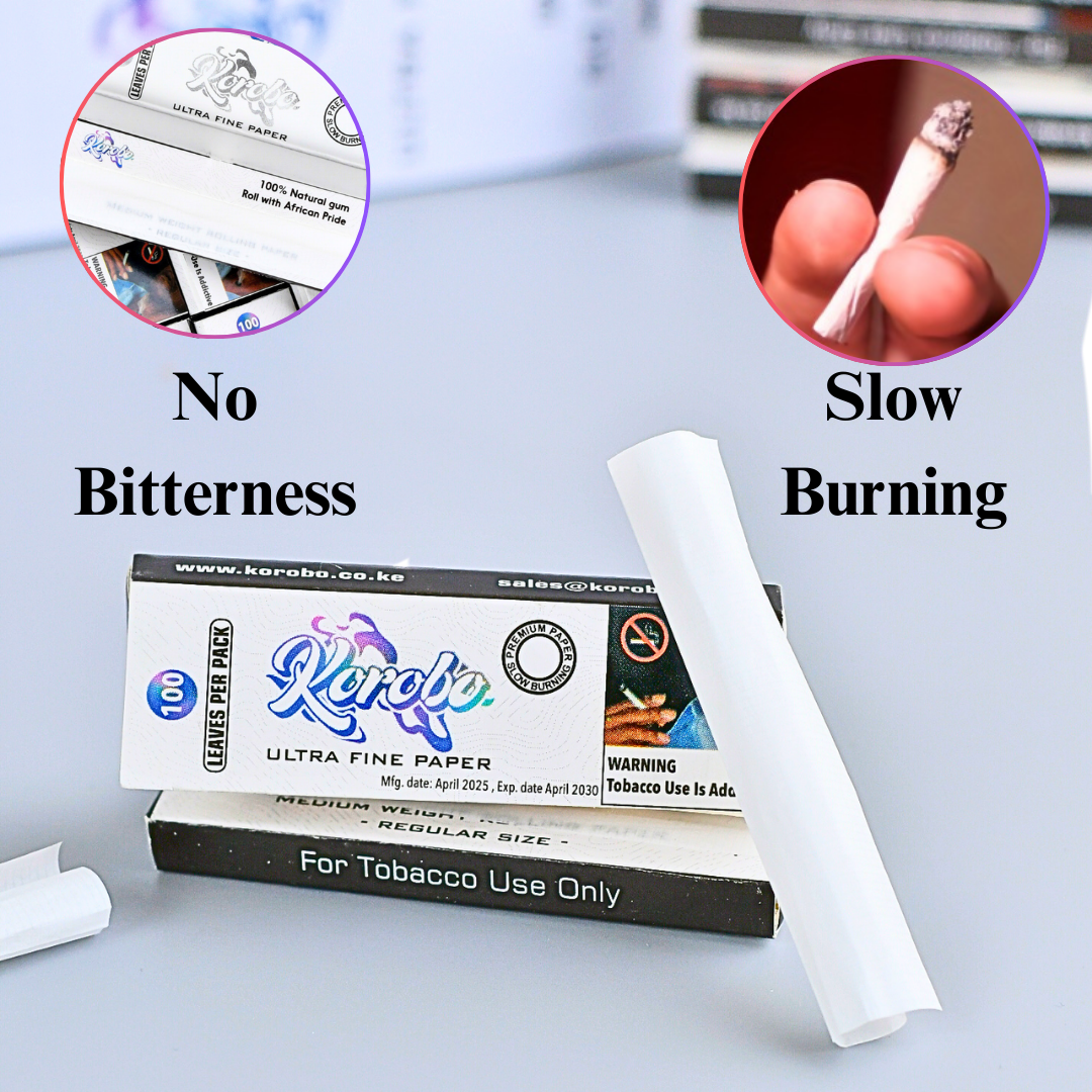 White customized Rolling Papers for smoking - Premium Cigarette rolling papers & Tobacco Smoking Papers