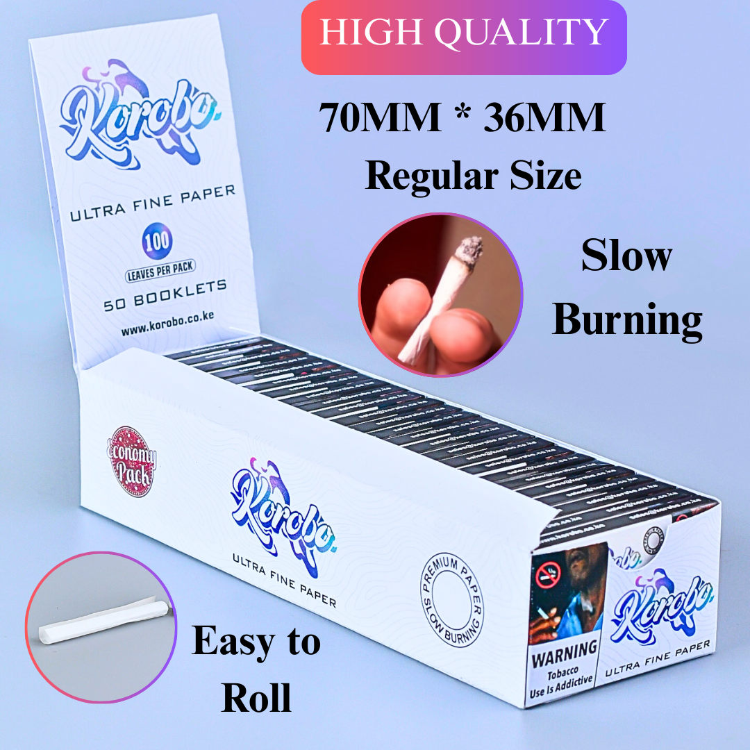White customized Rolling Papers for smoking - Premium Cigarette rolling papers & Tobacco Smoking Papers