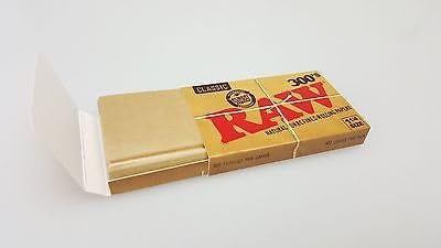 RAW 300 Classic 1.25 1 1/4 Size Rolling Papers, 300 Count  Rolling Papers for smoking - Premium Cigarette rolling papers & Tobacco Smoking Papers.