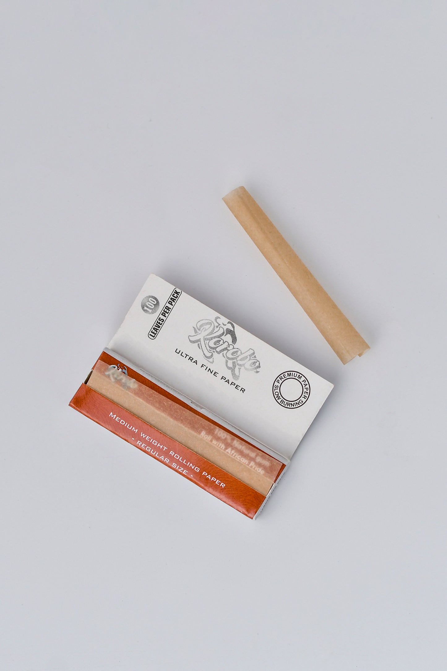 Korobo Regular-brown rolling paper 50 booklets each 100 leaves