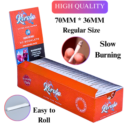 Blue customized size Rolling Papers for smoking - Premium Cigarette rolling papers & Tobacco Smoking Papers