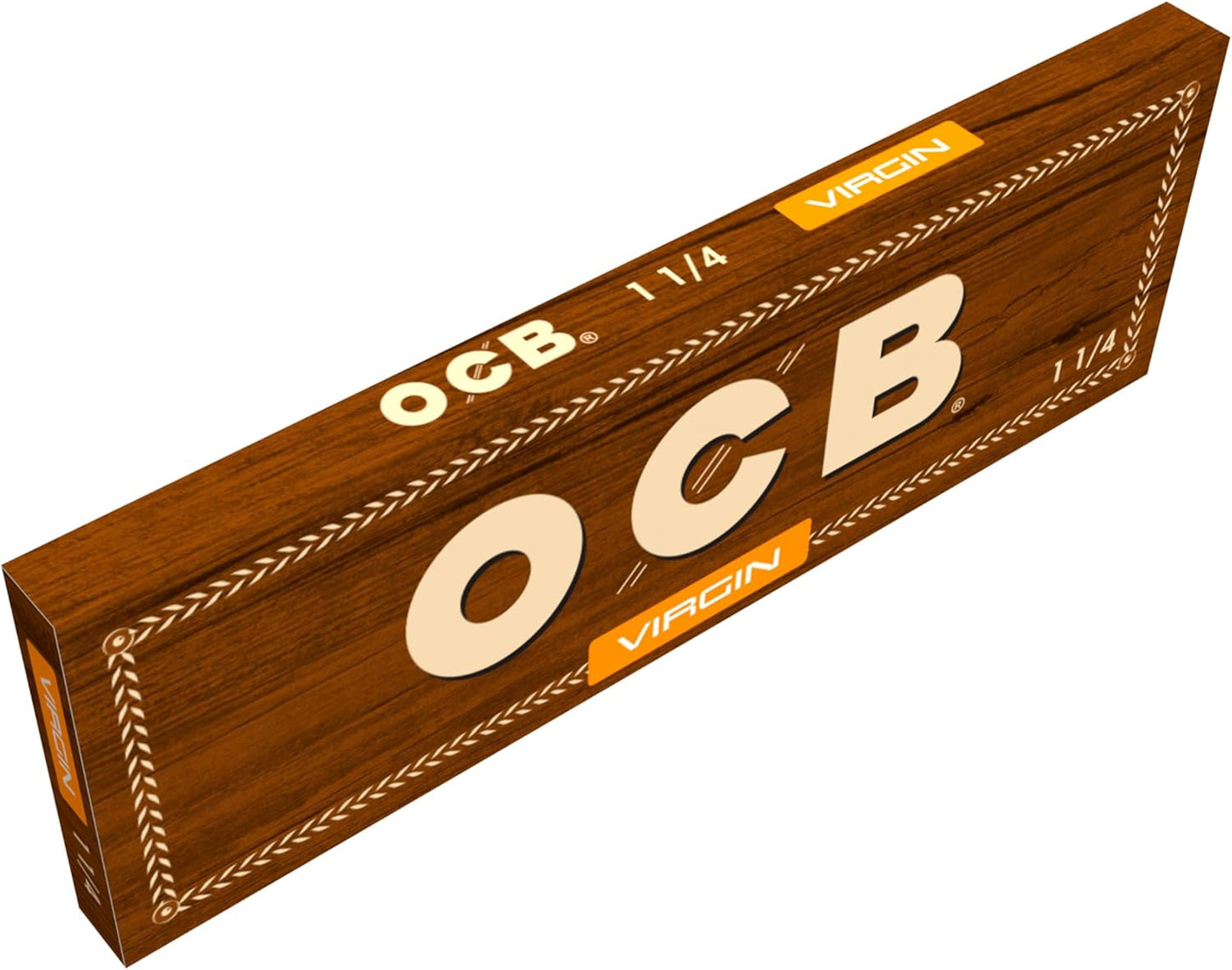 OCB Rolling Papers Unbleached Virgin 1 1/4 (78mm) 24 Booklets. OCB Tobacco rolling papers RAW Rolling papers