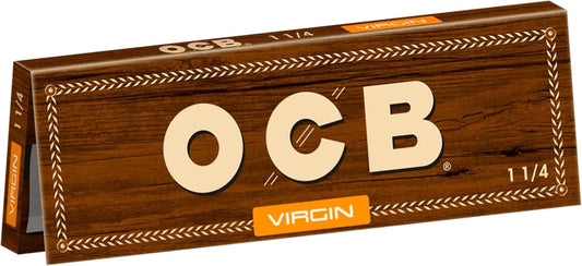 OCB Rolling Papers Unbleached Virgin 1 1/4 (78mm) 24 Booklets. OCB Tobacco rolling papers RAW Rolling papers