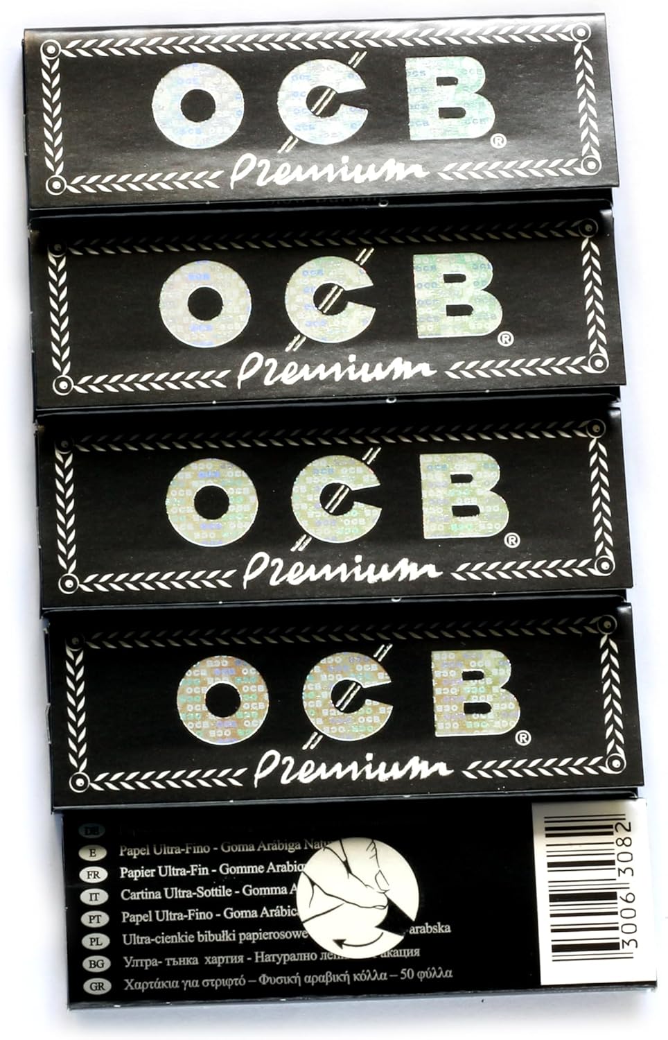 OCB Single Premium No 1 rolling paper regular size 70mm - 2500 papers. Tobacco rolling papers. Rolling papers