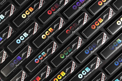 OCB Rolling Papers Premium King Slim 109mm with Tips (5 Pack) | Tobacco Rolling papers | Unbleached cigarette rolling papers