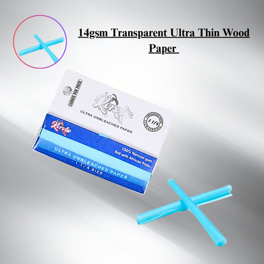 Blue 1 1/4 size booklets Rolling Papers for smoking - Premium Cigarette rolling papers & Tobacco Smoking Papers
