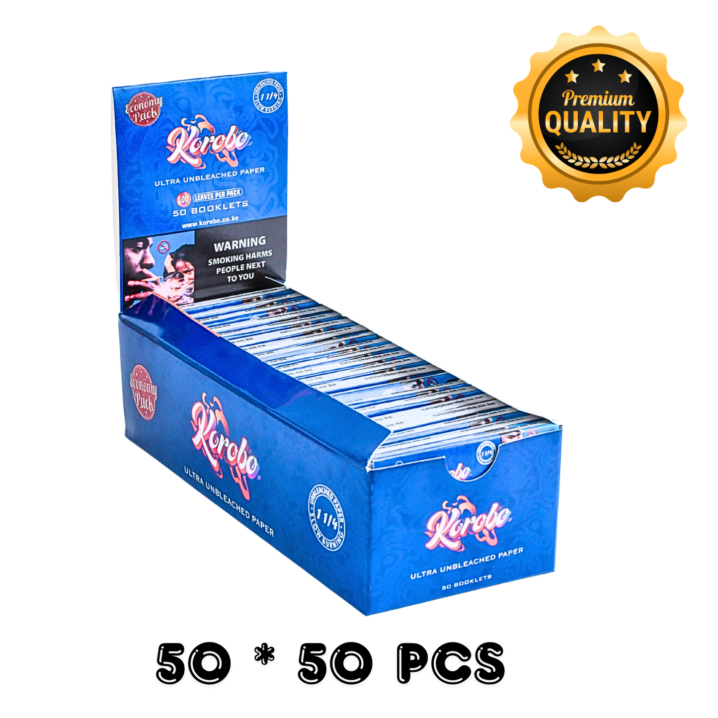 Blue Rolling Papers - Premium Cigarette rolling papers & Tobacco Smoking Papers. Smoking rolling papers