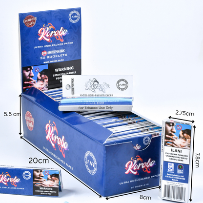 Korobo Blue 1¼ Rolling Papers