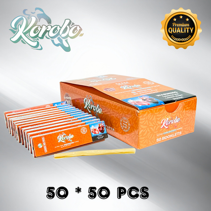 Brown Kingsize Smoking Rolling Papers - Natural Unbleached Cigarette rolling papers & Tobacco rolling paper