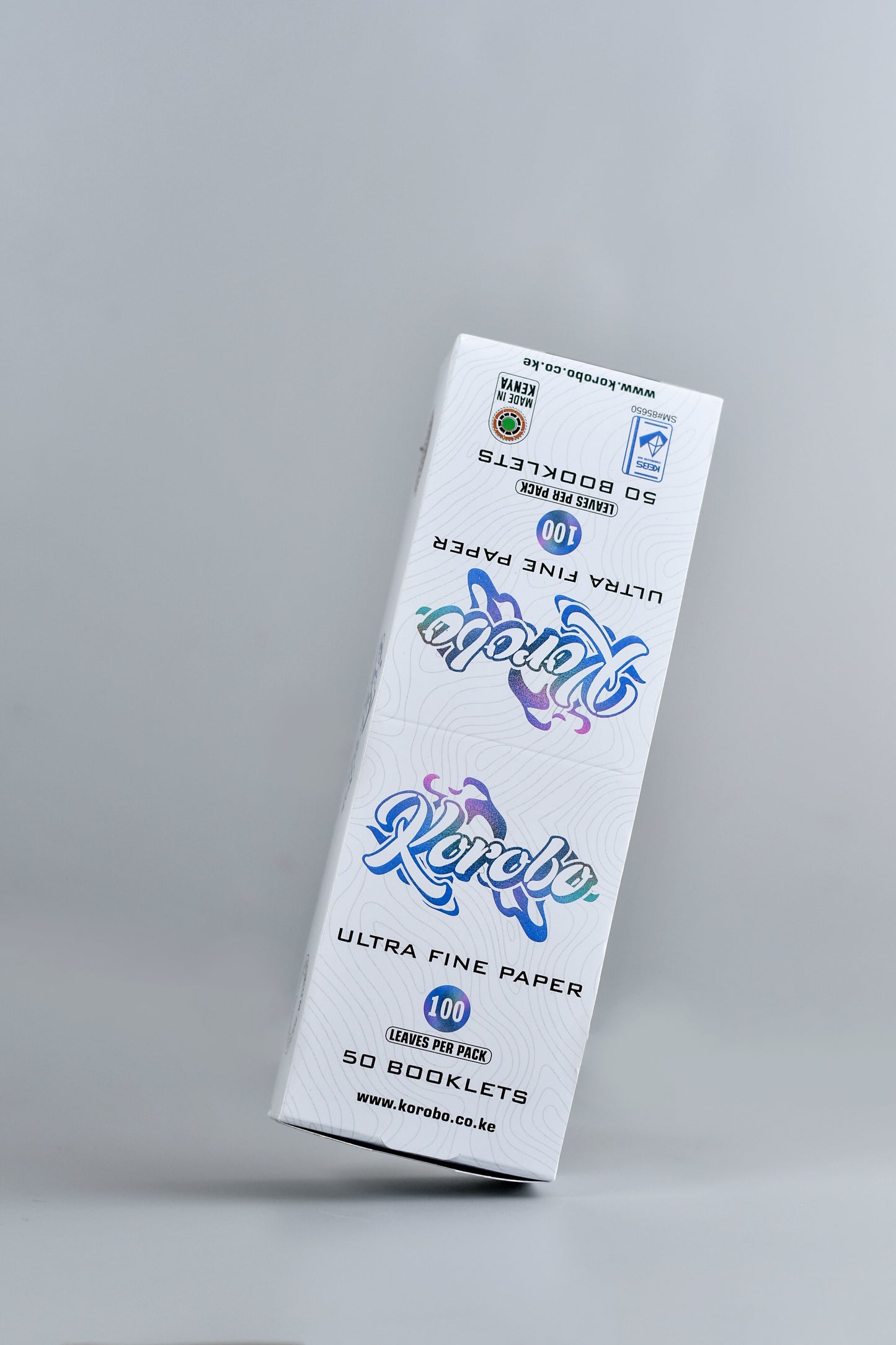 Korobo White-Regular Rolling paper-100 Papers