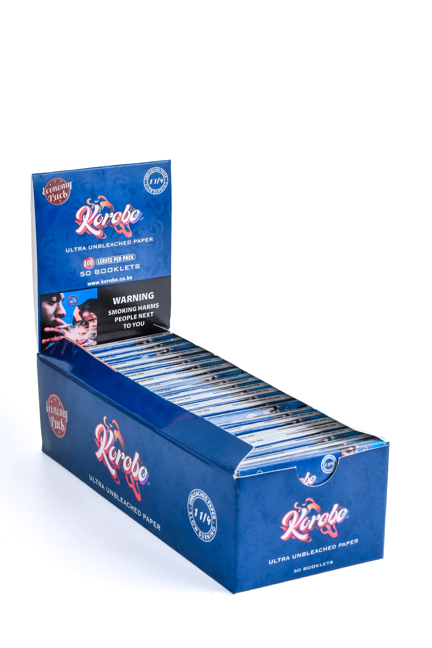 Korobo Blue 1¼ Rolling Papers