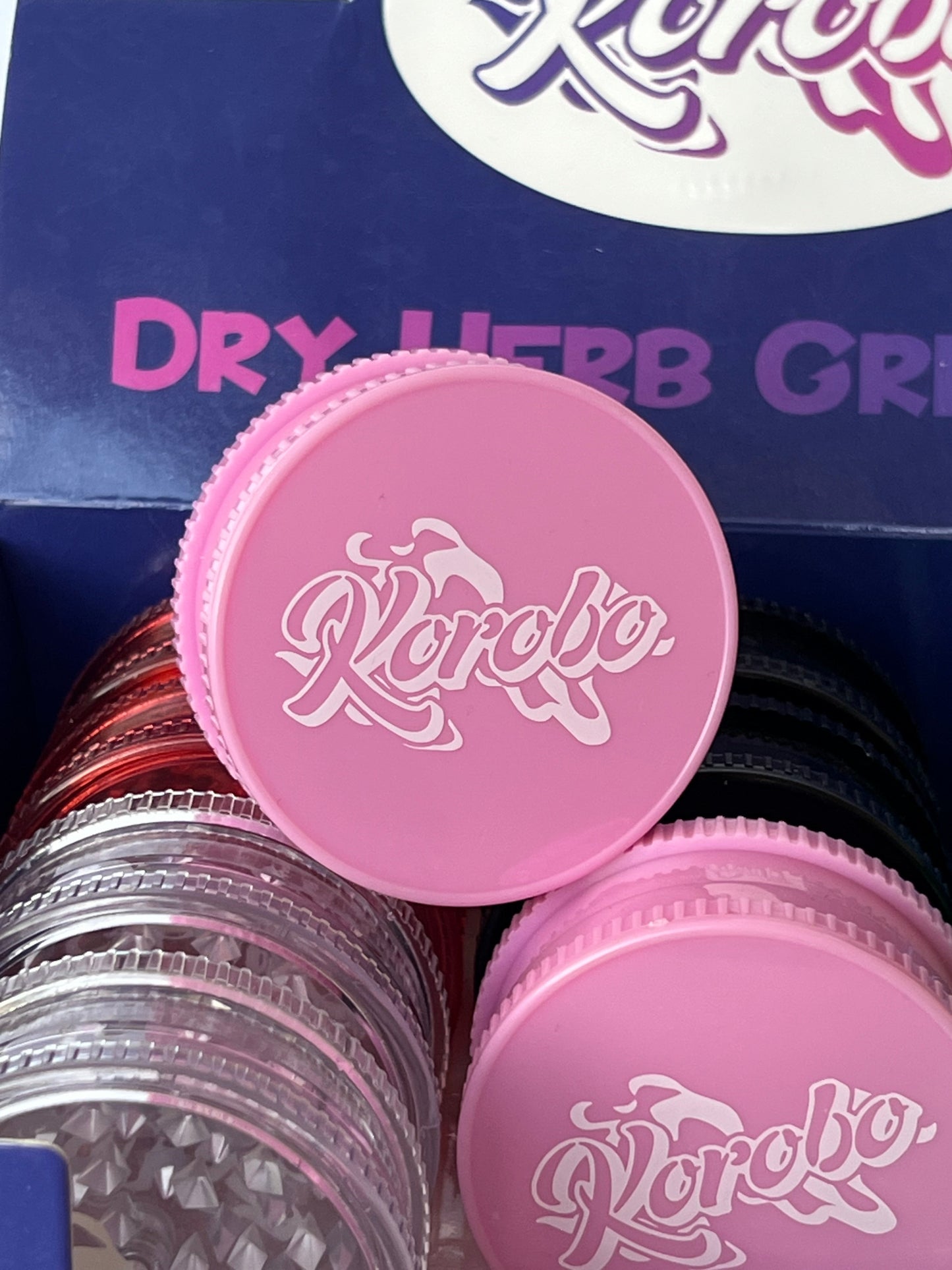 Korobo 60mm 2-Part Acrylic Plastic Grinder