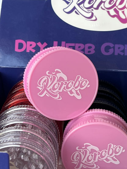 Korobo 60mm 2-Part Acrylic Plastic Grinder