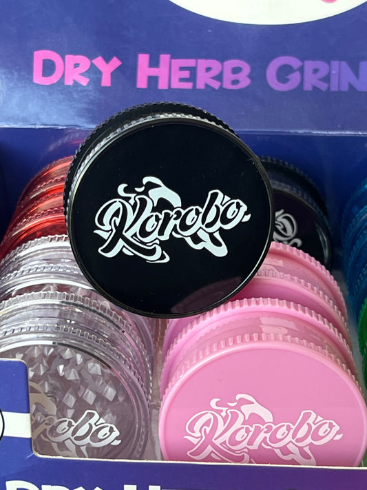 Korobo 60mm 2-Part Acrylic Plastic Grinder