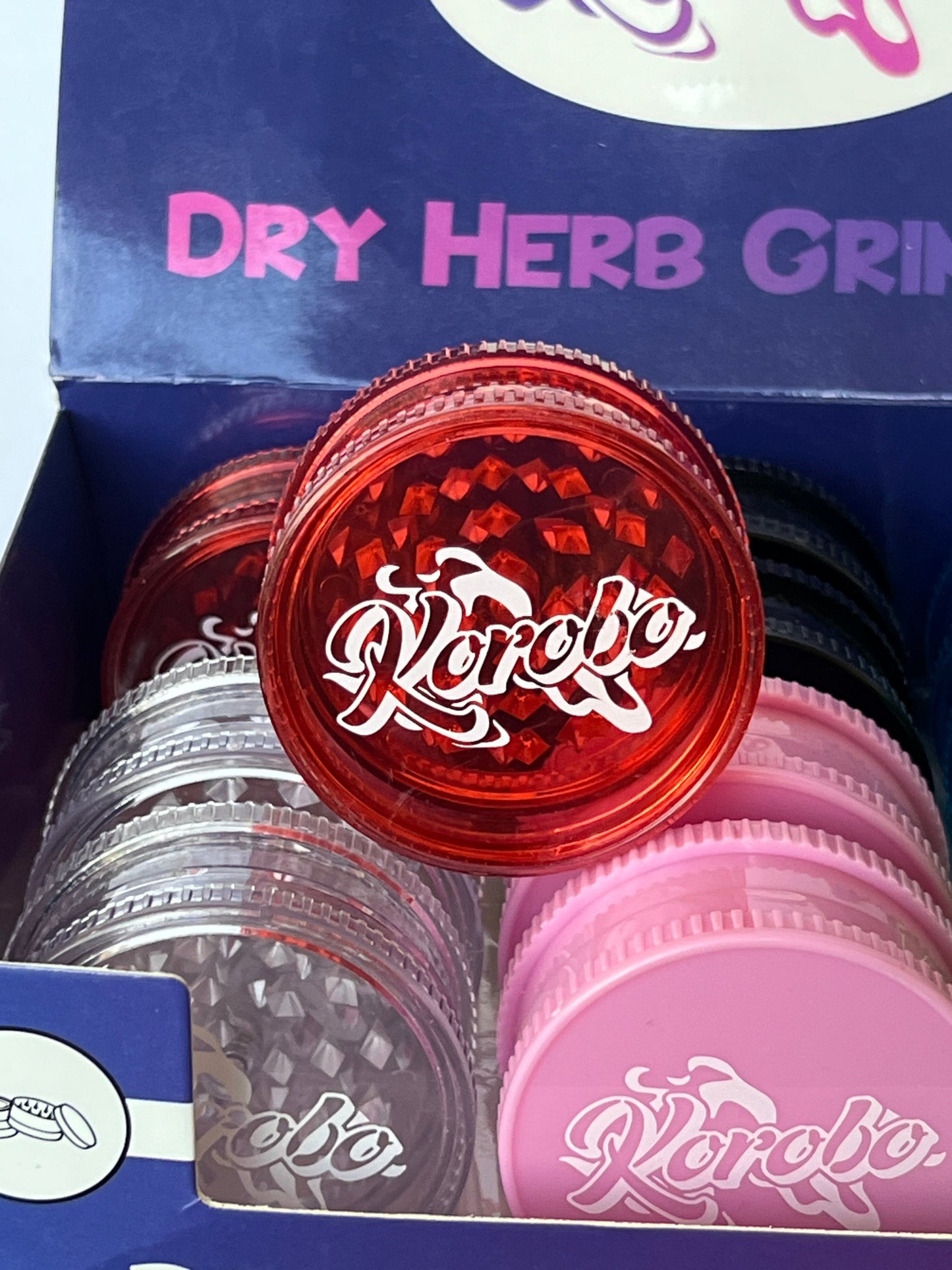 Korobo 60mm 2-Part Acrylic Plastic Grinder