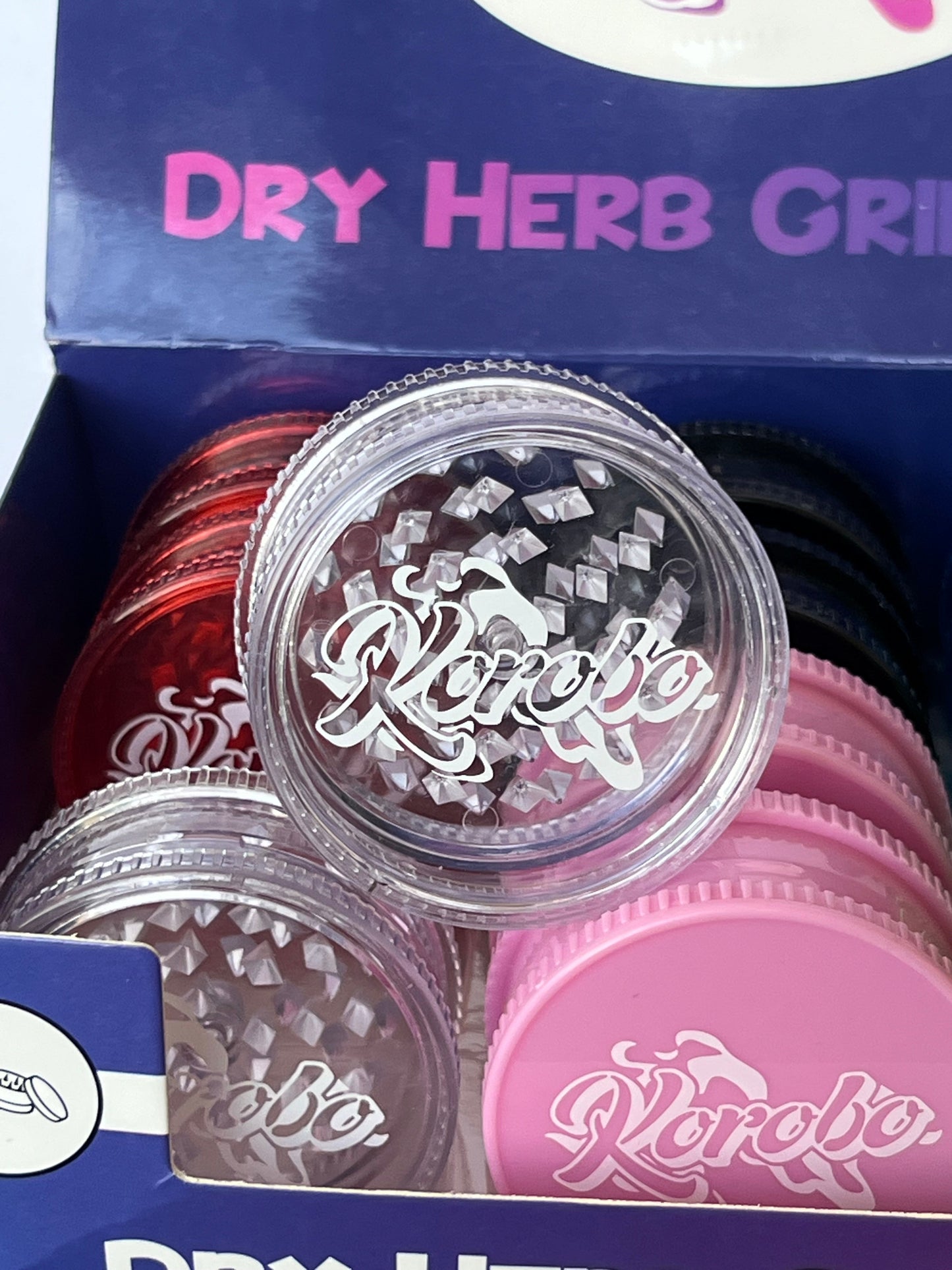 Korobo 60mm 2-Part Acrylic Plastic Grinder