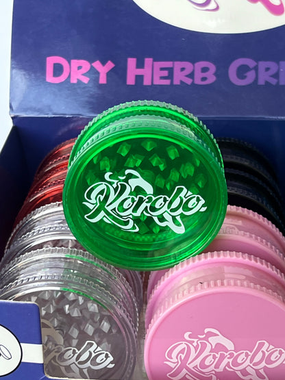 Korobo 60mm 2-Part Acrylic Plastic Grinder