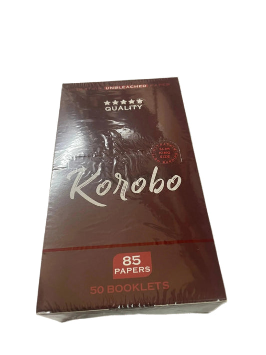 Korobo Slim-Kingsize-Brown Rolling Papers