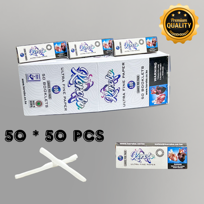 Smoking Rolling Papers - Premium Cigarette Rolling papers & Tobacco Rolling Papers. White Smoking rolling paper