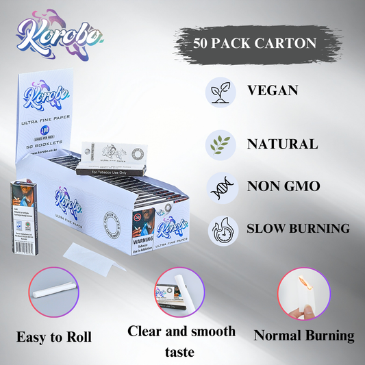 White Rolling Papers - Premium Cigarette Rolling papers & Tobacco Rolling Papers. Smoking rolling paper