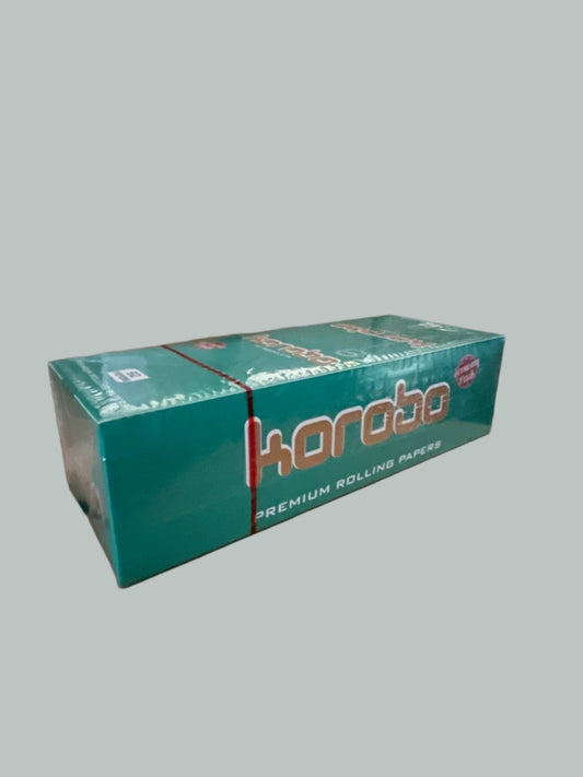 Korobo 1&1/4 Rolling paper-White 50 booklets 92 papers